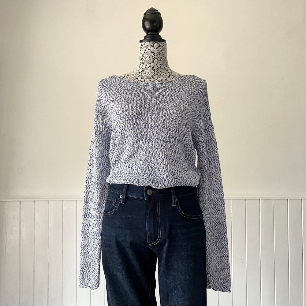 Lord & Taylor Marled Knit Boat Neck Sweater Size M - Picture 13 of 13